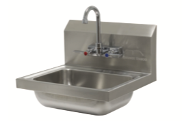 Hand Sink with faucet 10x14