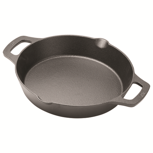 Cast Iron, Induction Skillet with Dual Loop Handles, 10