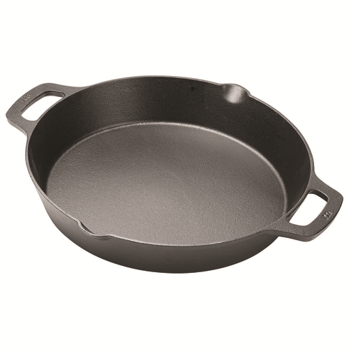 Cast Iron, Induction Skillet with Dual Loop Handles, 8