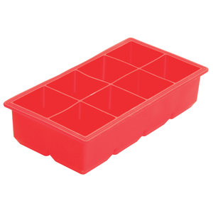 Ice cube tray, Silicone, 8-Cubes