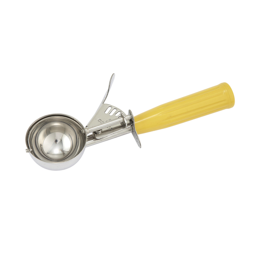 Ice Cream Disher, Size 20, Plastic Hdl, Yellow