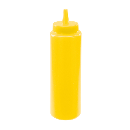8oz Squeeze Bottles, Yellow, 6pcs/pk