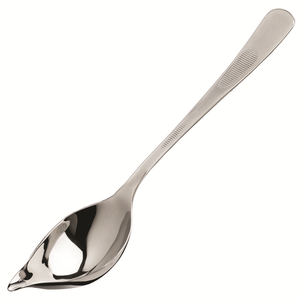 8” Saucier Plating Spoon w/ Tapered Spout