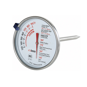Meat Thermometer, 3" Dial, 5" Probe
