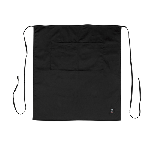 Bistro Apron, Full Length, Black