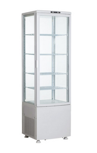 Glass Sided Display Refrigerator, floor standing, 20"W, 9.5cu