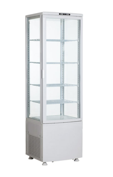 Glass Sided Display Refrigerator, floor standing, 20