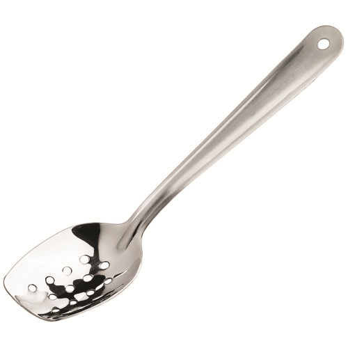 10” Slanted Plating Spoon, Perforated